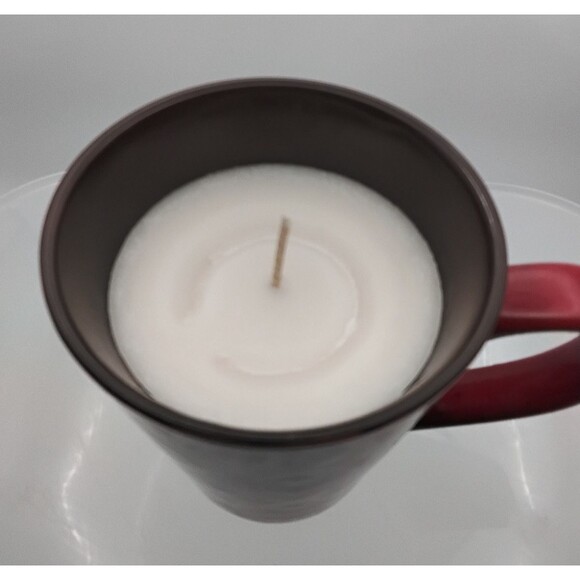 Mr Coffee Donut Design Coffee Tea Cup Mug 12oz Candle Pumpkin Waffle Scent - Picture 5 of 5